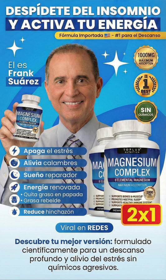 Magnesium Complex 8 en 1 🇺🇸 Producto 100% Americano